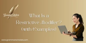 What Is a Restrictive Modifier? (with Examples)